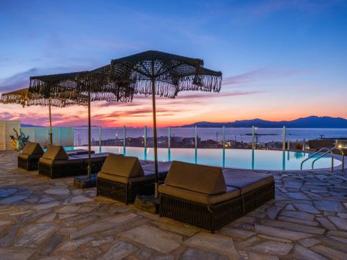 Cosset Villa BohoChic Sea&HarbourView and Sunset by One Villas — 4-Star Luxury Hotel in Ornos, Greece