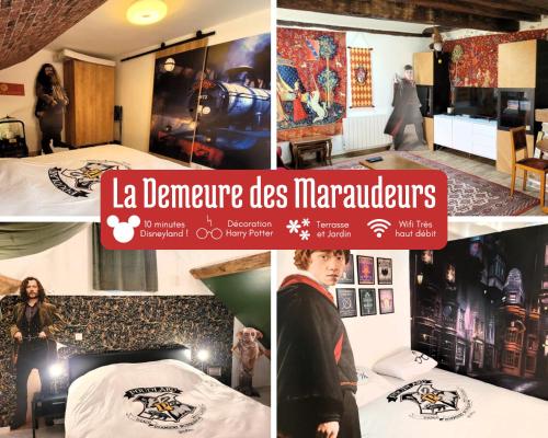 La Demeure Des Maraudeurs 10min Disney Jardin & Bbq - last minute hotel in Unknown City
