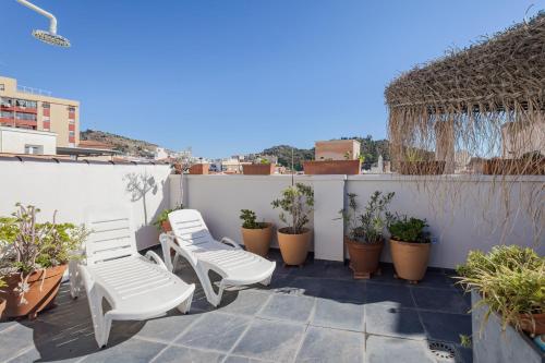 Historic Centre Rooftop Parking — 4-Star Luxury Hotel in Malaga, Spain