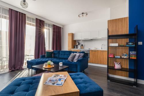 Mysterious Blue Apartment with Two Bedrooms and Balcony in Świnoujście by Noclegi Renters — 4-Star Luxury Hotel in Swinoujscie, Poland