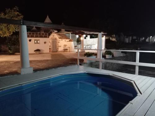 Trullo carrubo in Noci, Italy