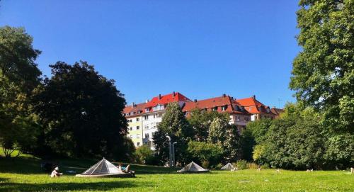 Zimmer mit Parkblick - carbon neutral hotel in Stuttgart