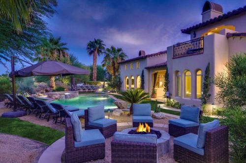 Cappella Stylish PGA West Villa Pool Spa Games Golf Course Views #259222 4BR — 4-Star Luxury Hotel in La Quinta, United States