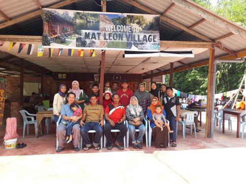 Matleon village in Jerantut, Malaysia