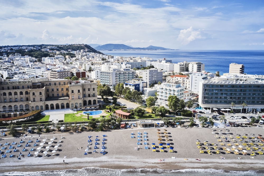 Aquamare City Beach in Rodos, Greece