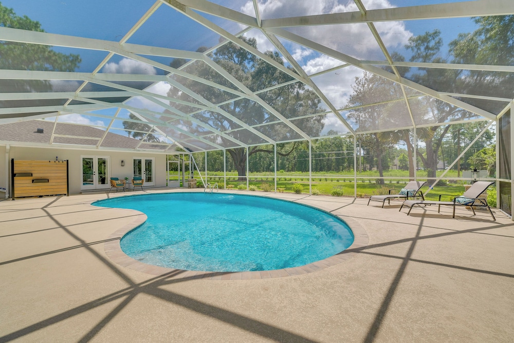 Cozy Ocala Retreat W Pool Screened Lanai — Ocala