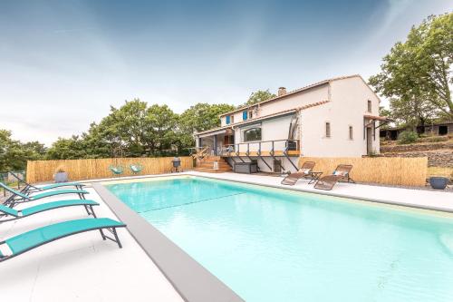 Domaine d'Orus Piscine privée — hotel in Bedarieux