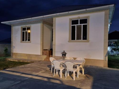 Qafqaz White Palace in Qutqashen, Azerbaijan