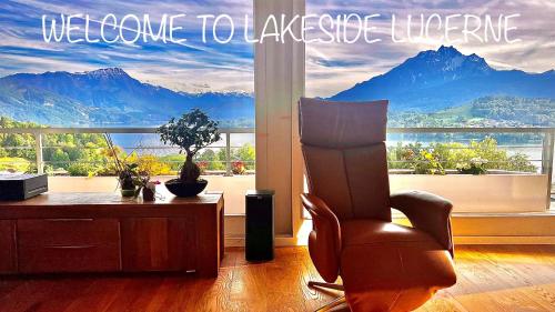 Lakeside Lucerne in Luzern, Switzerland