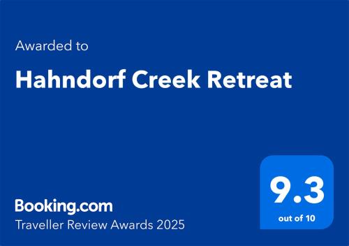 Hahndorf Creek Retreat — hotel in Hahndorf
