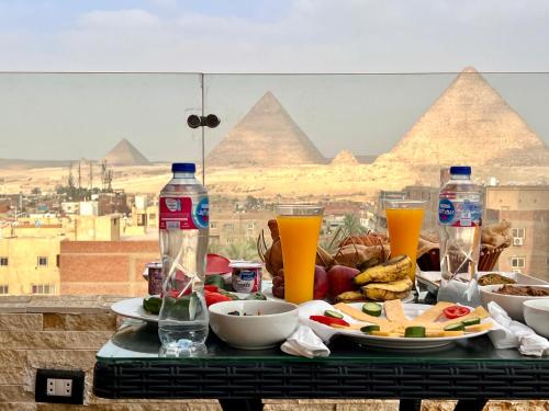 Linda Pyramids view in Cairo, Egypt