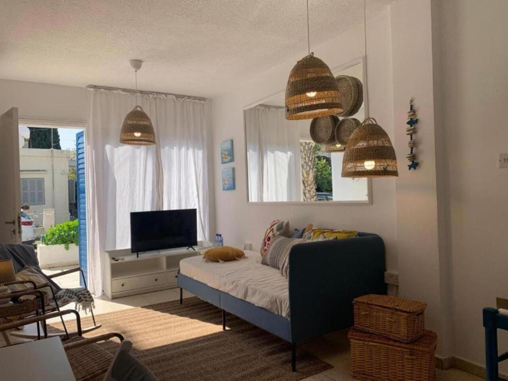 Boho Greek Haven with Orange Grove Views Near Beach