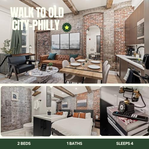 New Townhouse Sleep 4 Old City Walk to Everything — 4-Star Luxury Hotel in Philadelphia, United States