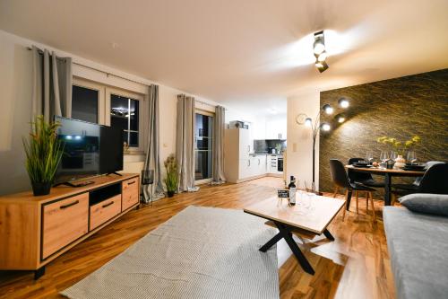 Exklusives City Apartment mit gratis Tiefgarage Balkon Waschtrockner Netflix — 4-Star Luxury Hotel in Cottbus, Germany