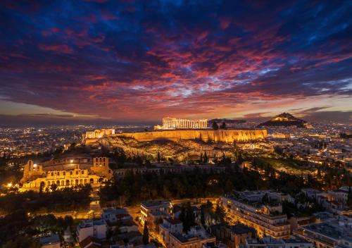 Duplex in Gazi with Acropolis view — 4-Star Luxury Hotel in Athens, Greece