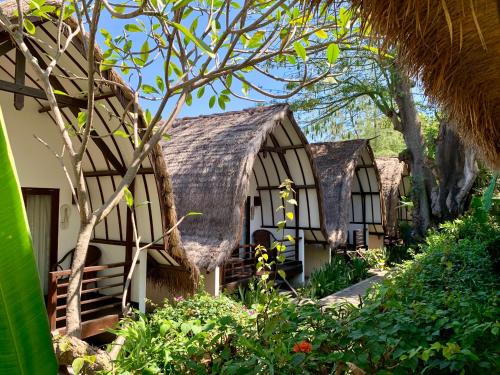 Flowers & Fire Yoga Garden in Gili Air, Indonesia