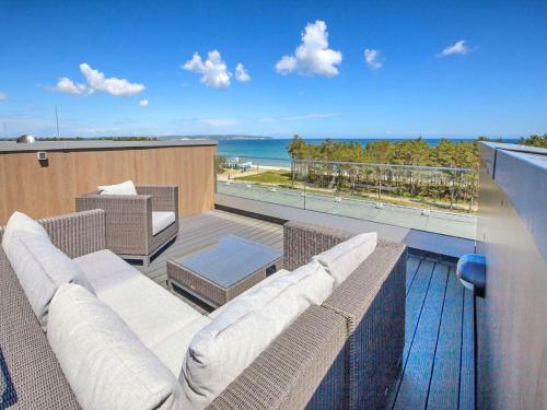 Dünenresidenz Prora Skysuite mit Meerblick 1 Schlafzimmer und Dachterrasse NP 508 — 4-Star Luxury Hotel in Ostseebad Binz, Germany