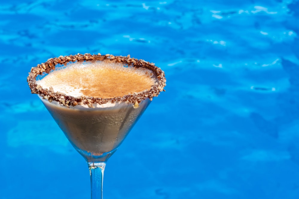 Poolside bar