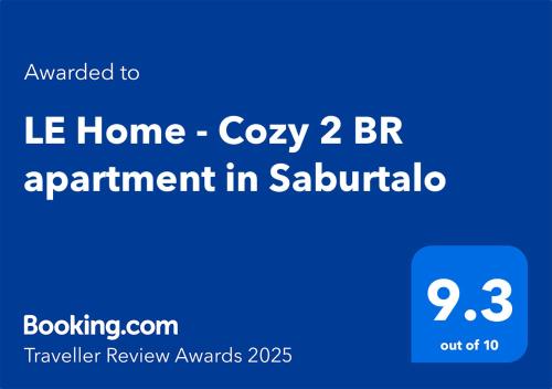 LE Home Cozy 2 BR apartment in Saburtalo