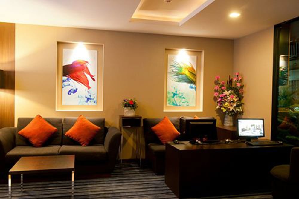Lobby sitting area