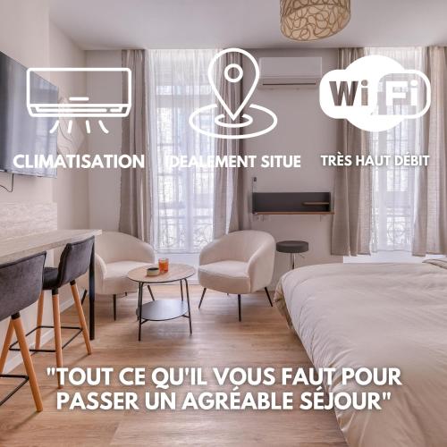 Short Time Suites Toulon Centre 1 Le Studio Check In Auto in Toulon, France