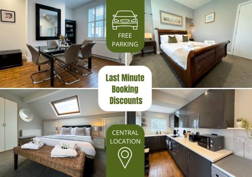 Granville 3 Bed House By Furnished Accommodation FREE PARKING Perfect for Families and Contractors Walk to Exhibition Centre — 4-Star Luxury Hotel in Harrogate, United Kingdom