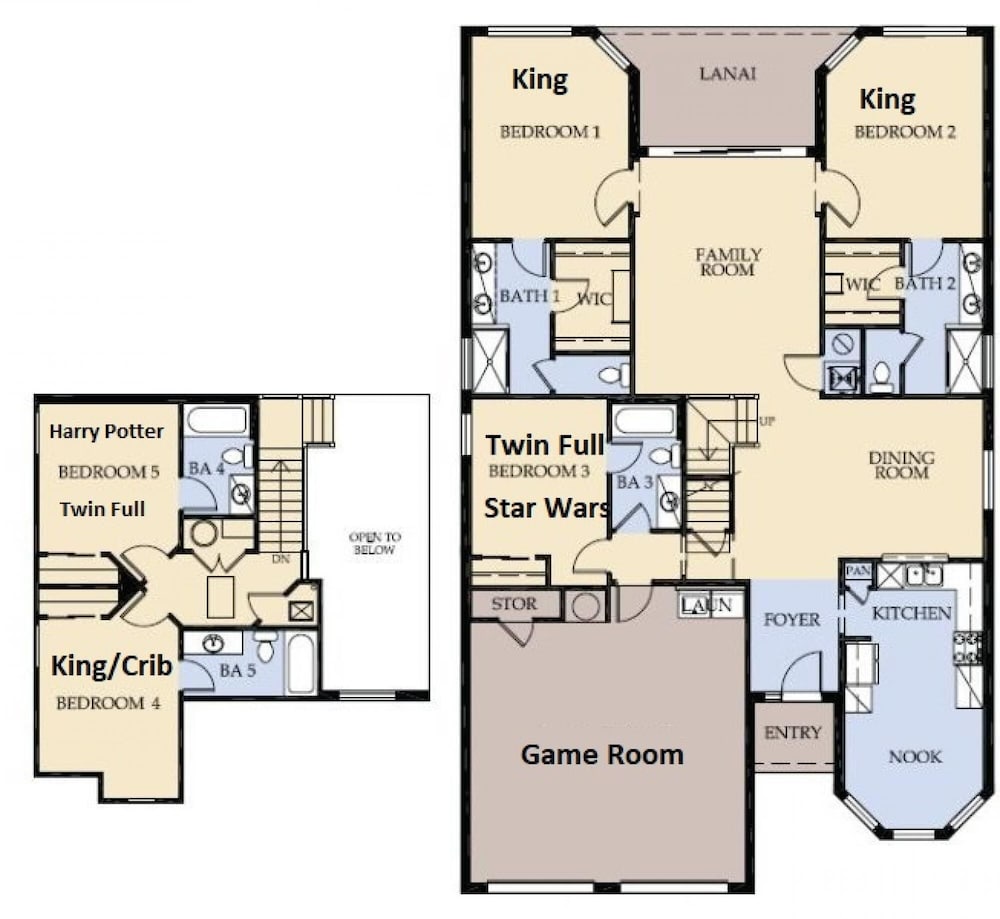 5BR Dream Getaway w South Facing Pool Kissimmee - photo 15
