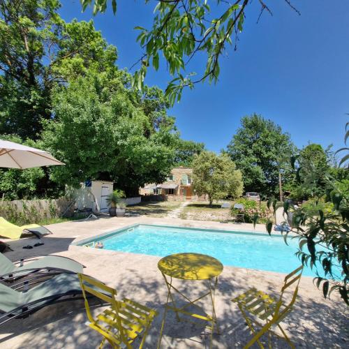 Charming Converted Mill With Private Swimming Pool — Forcalqueiret
