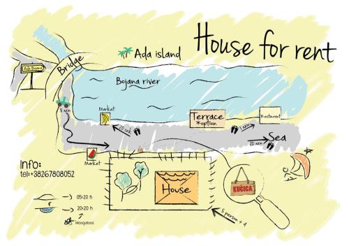 Ada Bojana Kucica in Ulcinj, Montenegro