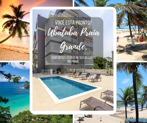 Apartamento Recanto Praia Grande Mar Ar Churrasqueira Piscina e Sauna — 4-Star Luxury Hotel in Ubatuba, Brasil