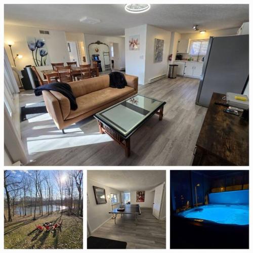 Eagles Nest At Heron Hill Retreat Hot Tub on Lake — hotel in Streetsboro