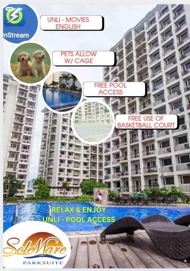 Staycation at Solemare Parksuites Tower B Near DFA Mall of Asia Ayala Mall Parqual Mall COD Conrad Solaire Okada Manila & NAIA 1 Bedroom — 4-Star Luxury Hotel in Manila, Philippines