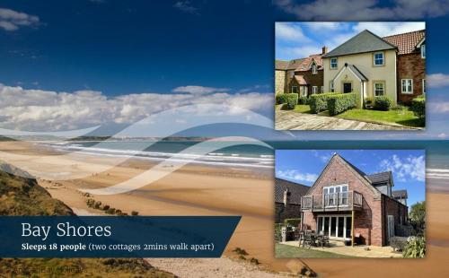 Bay Shores 2 cottages 2 minutes apart Part of the The Bay Filey Holiday Village with pool gym and direct beach access pub restaurant tennis and meadows walks