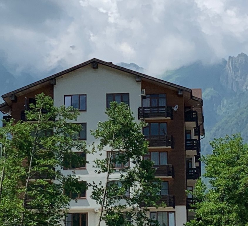 Atlas on Dalnaya Street in Krasnaya Polyana, Russia