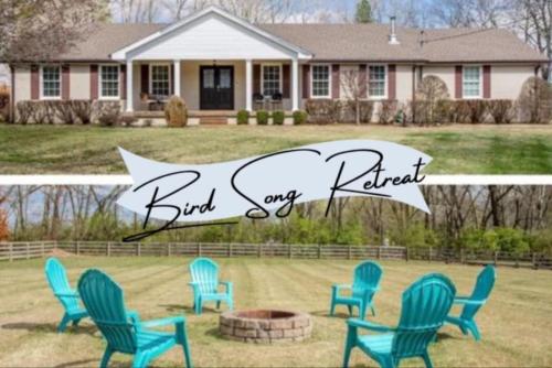 Birdsong Retreat Hot Tub Grill Fire Pit in Franklin, United States