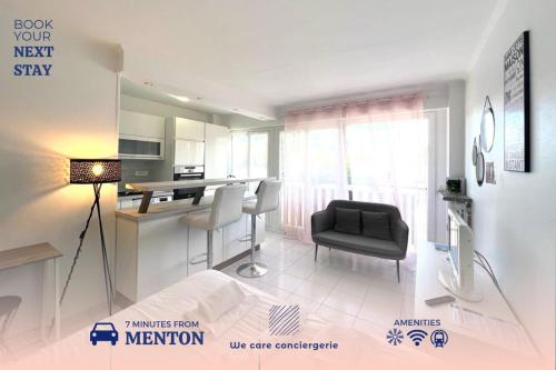 Nice Studio Near the Sea Roquebrune Cap Martin - carbon neutral hotel in Roquebrune-Cap-Martin