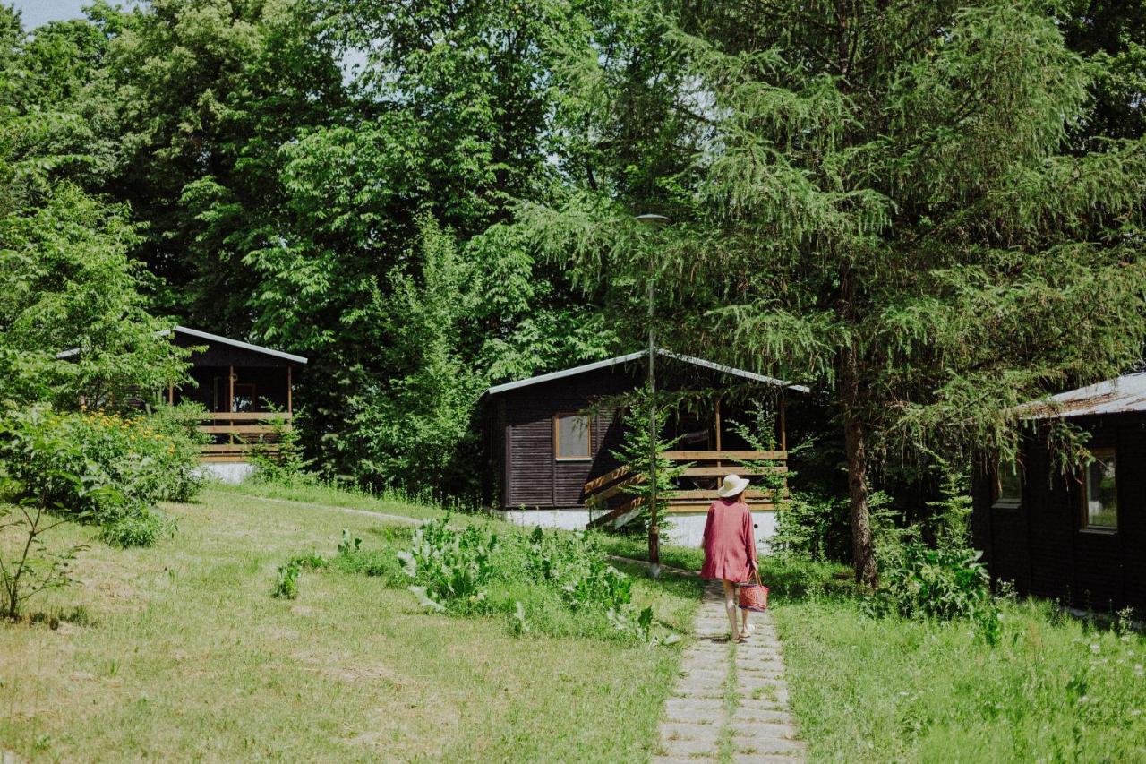 Pustelnia Supraśl domki nad rzeką in Suprasl, Poland