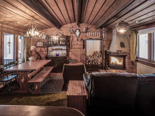 Blockhaus am See in Arvidsjaur, Sweden