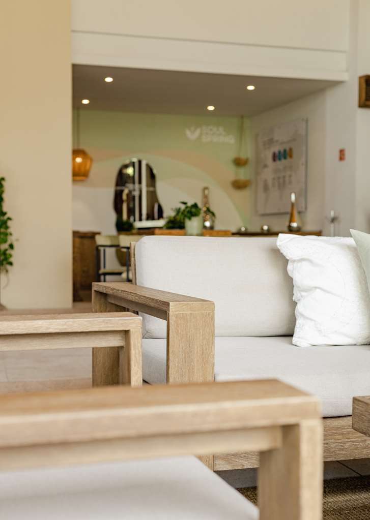 Resort lobby sitting area