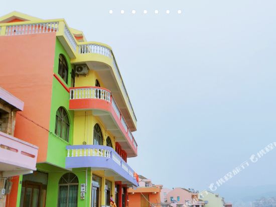 Colorful house in Wenling, People's Republic of China