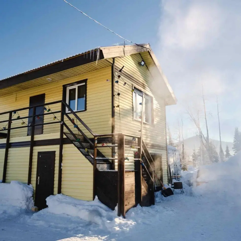 Volkhouse in Sheregesh, Russia