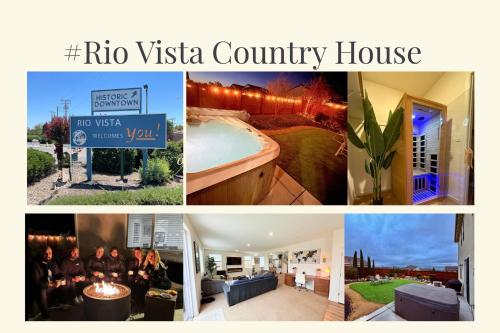 #stayRioVista Country Club House with Hot Tub Sauna Firepit Garden Games — 4-Star Luxury Hotel in Rio Vista, United States