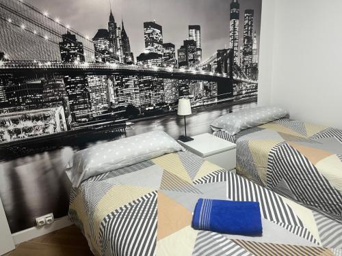 Gijon center in Gijon, Spain