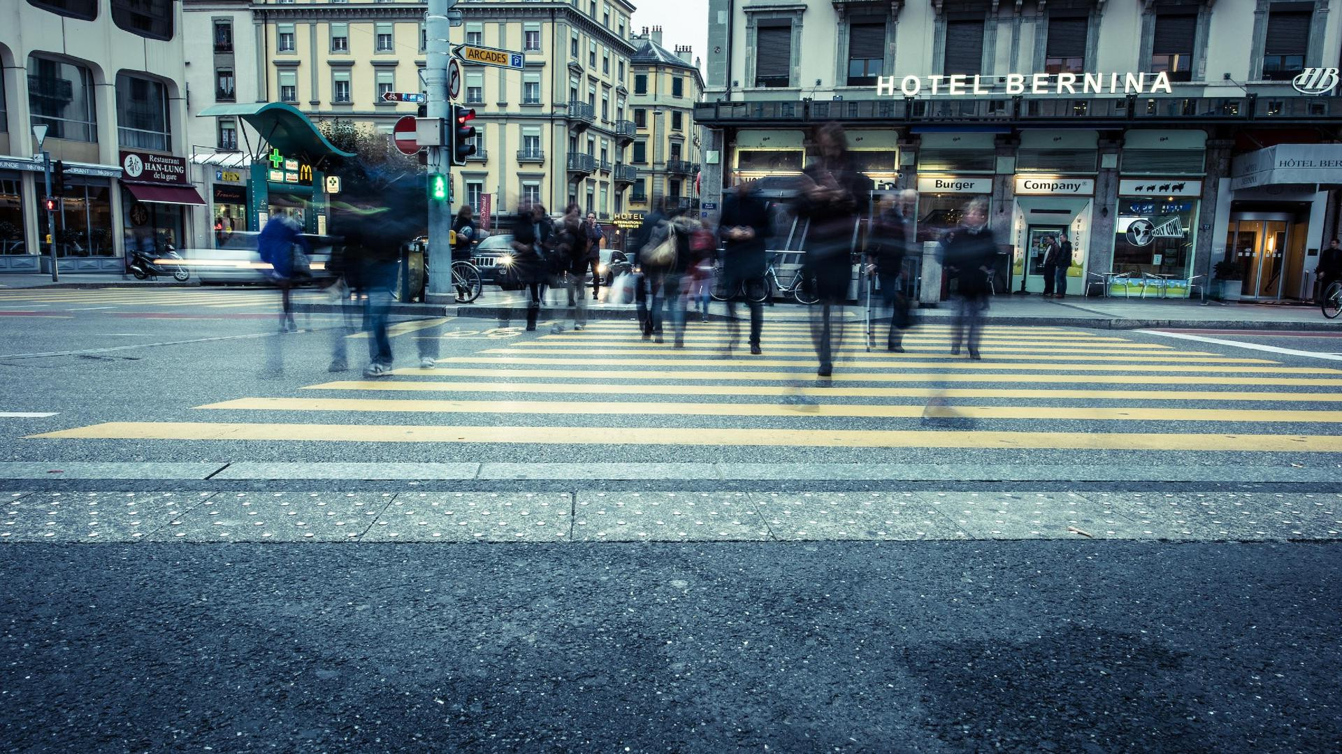 Bernina in Geneve, Switzerland