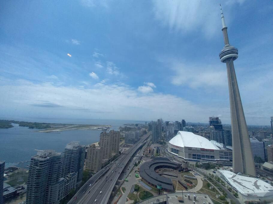 Magnificient View next CN Tower Rogers Union MTCC in Toronto, Canada