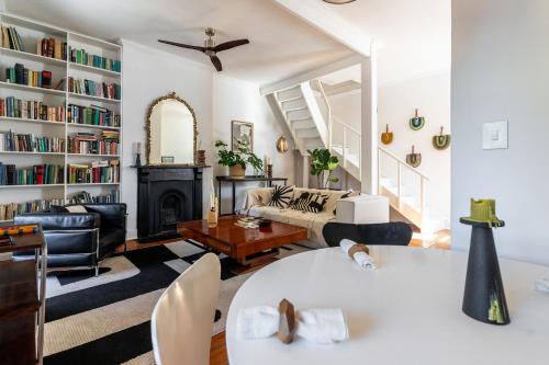Modernized Victorian House Full Mountain View