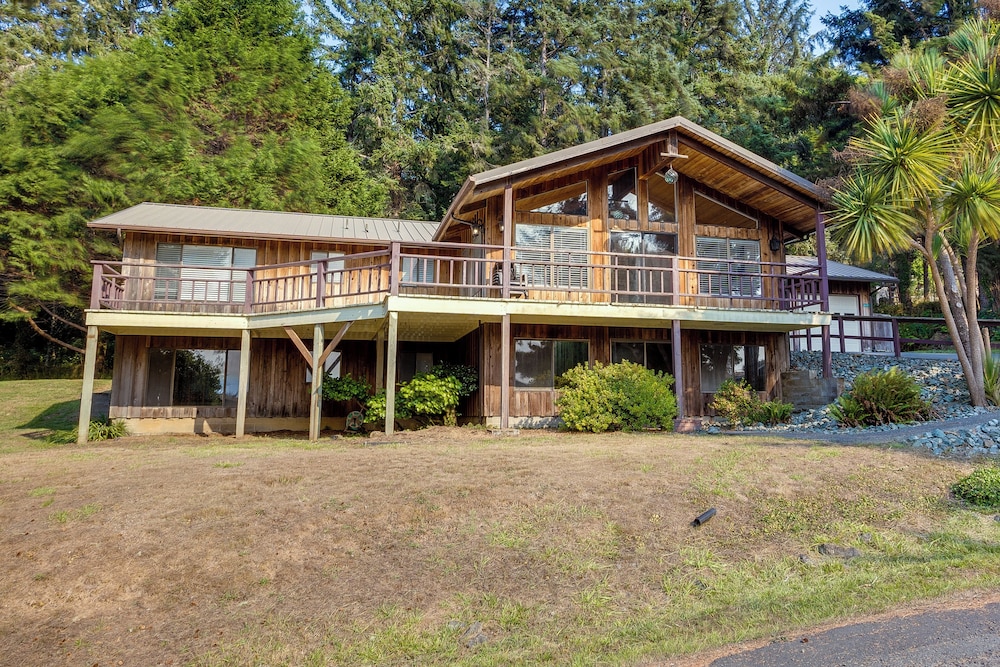 Tree Lined Gold Beach Retreat with Multiple Decks in Gold Beach, United States