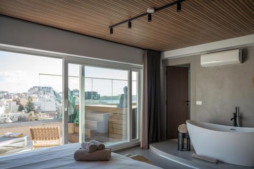 2br luxury penthouse and apartment each with a terrace private pool and Valletta views — 4-Star Luxury Hotel in Sliema, Malta