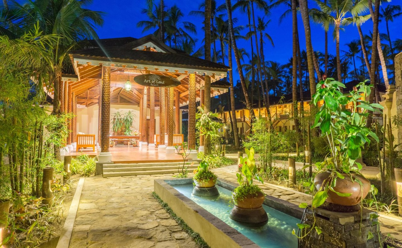 Art of Sand Resort in Unknown City, Myanmar