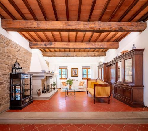 Portion of Villa with Private pool — 4-Star Luxury Hotel in Vaglia, Italy